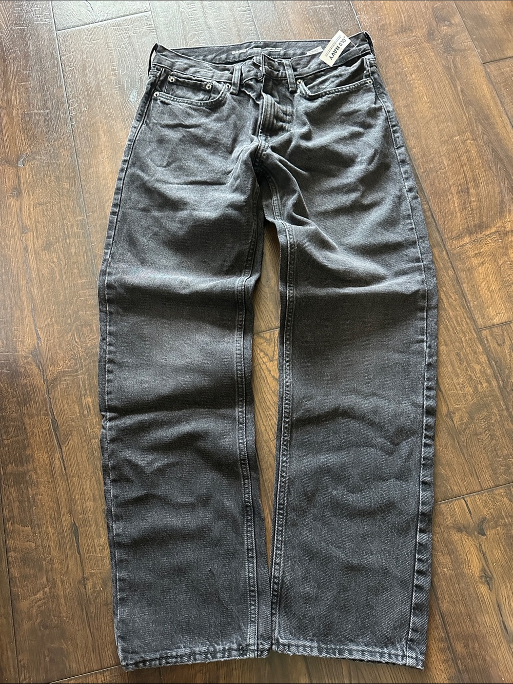 Old Navy Men's Charcoal Straight-Leg Jeans
